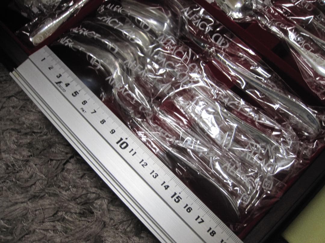 ALFACT アルファクト 最高級洋白銀器 銀メッキ カトラリー 32点