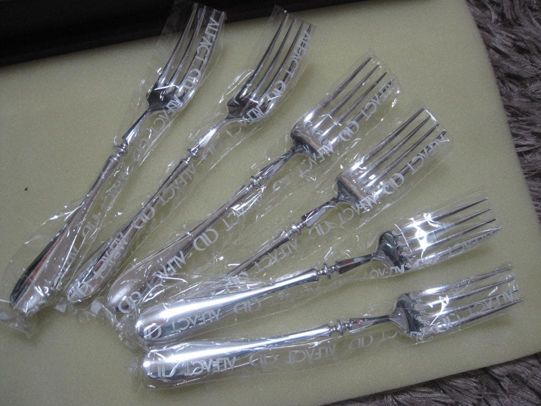 ALFACT アルファクト 最高級洋白銀器 銀メッキ カトラリー 32点