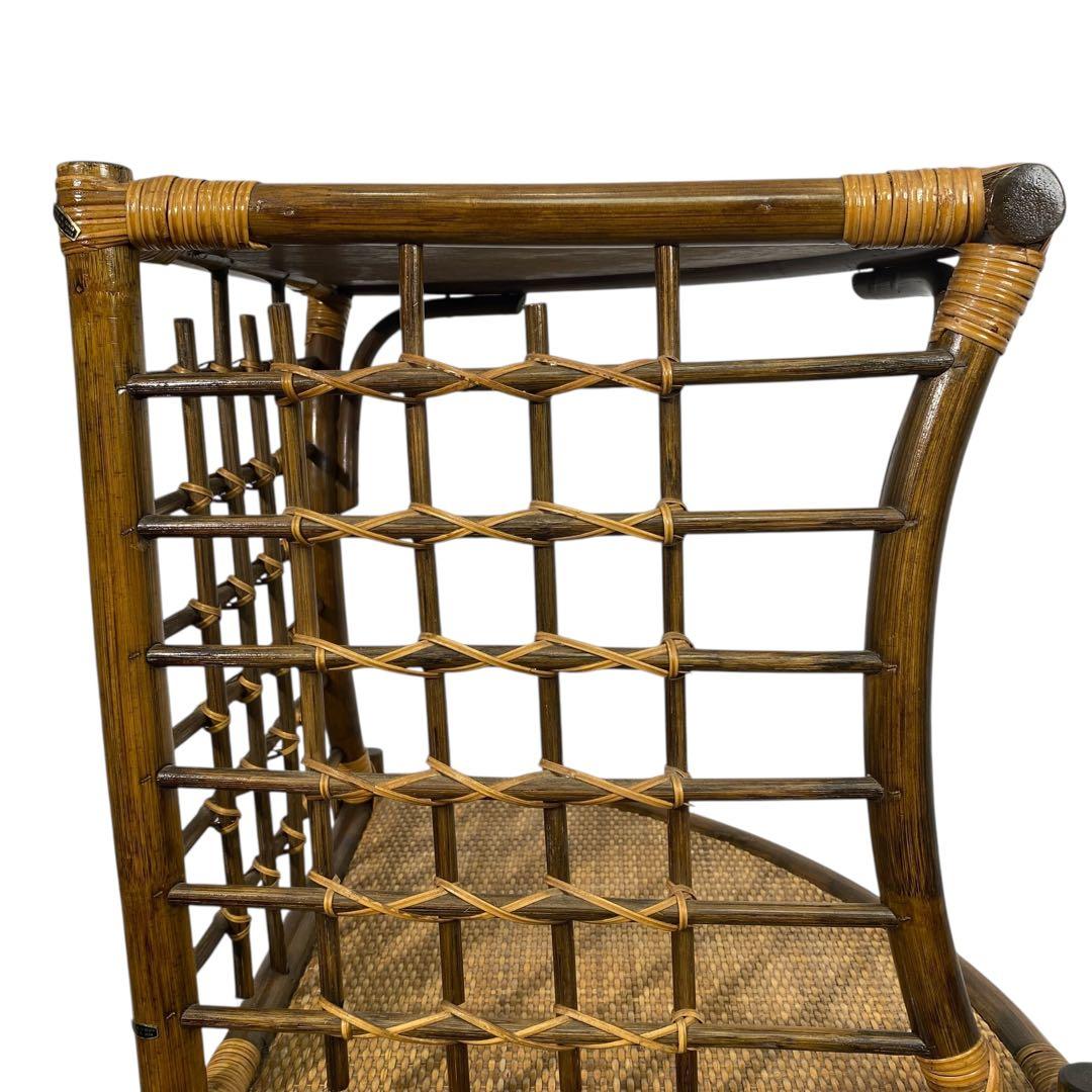 3段ラタンシェルフ 籐のコーナーラック 籐家具 ラタン家具 ラタン棚