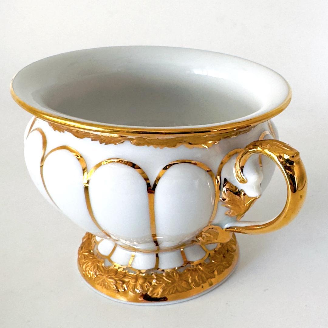 ★マイセン★1級品/カップ＆ソーサ/花柄/ゴールド/アンティーク/高級 ゴールド