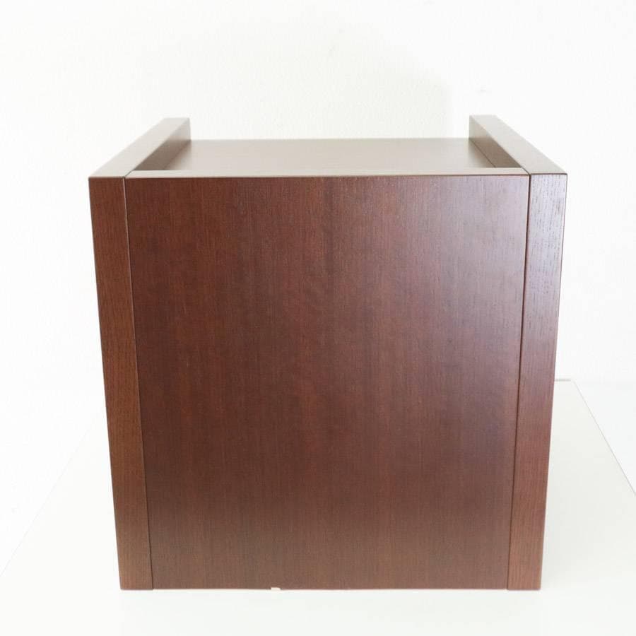 値下シモンズ ナイトテーブル オーク材 ブラウン系 引き出し2段 KA1608