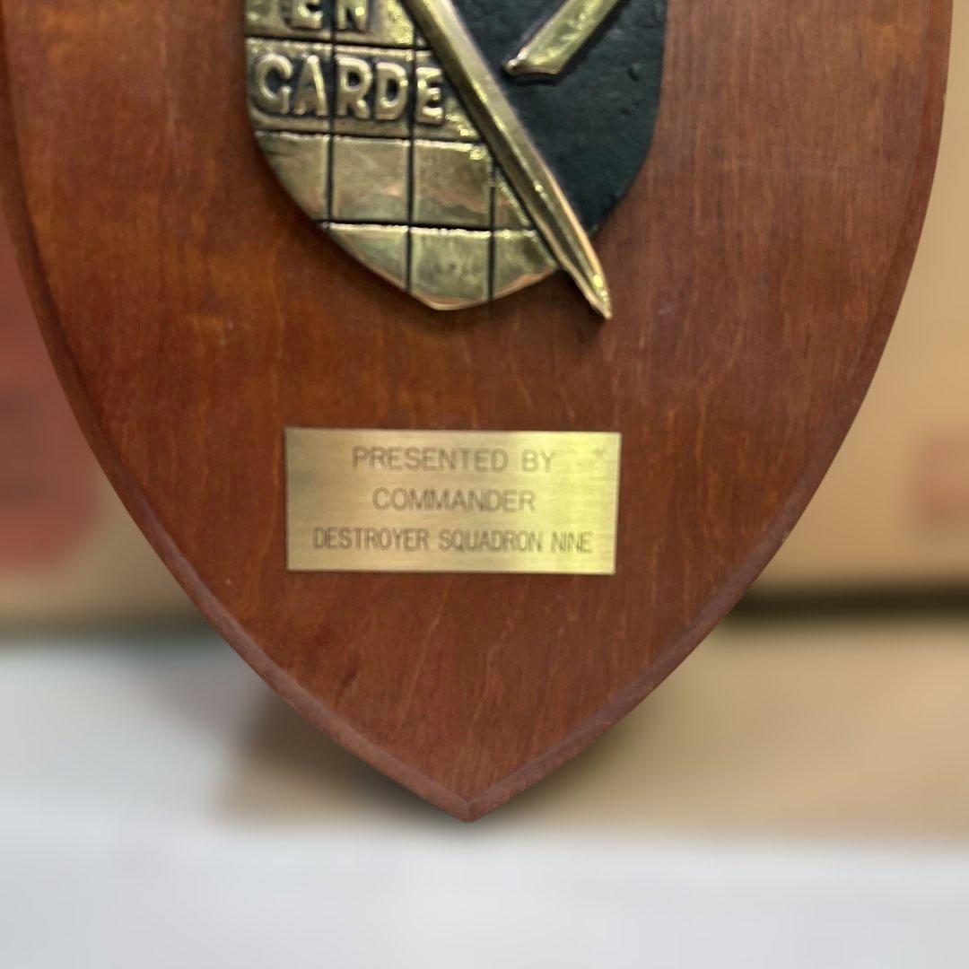 7164 米国海軍駆逐艦戦隊 9 真鍮盾 Desron 9 En Garde - メルカリ