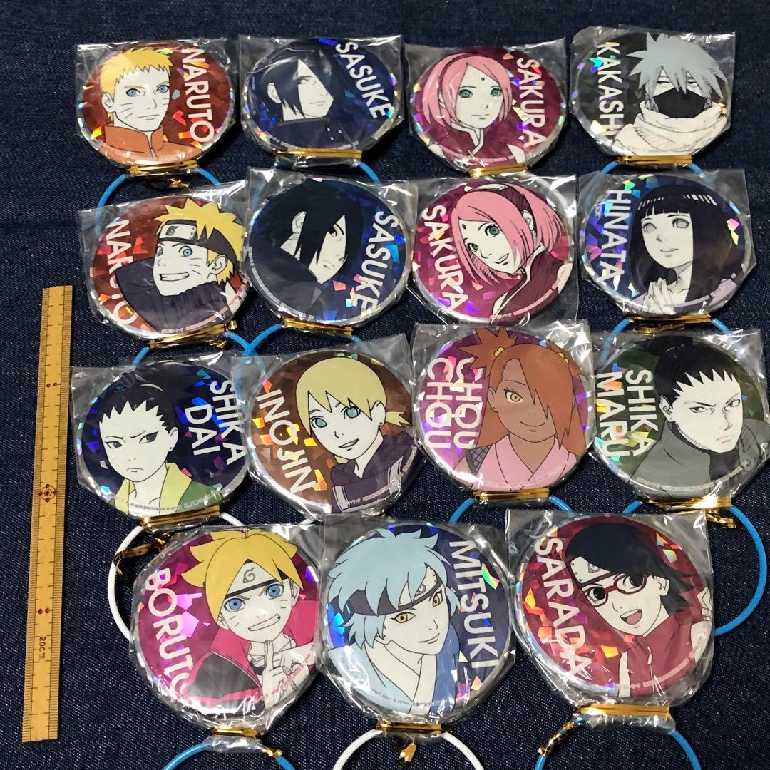 BORUTO NARUTO 缶バッジ シャイニーカラー 15点