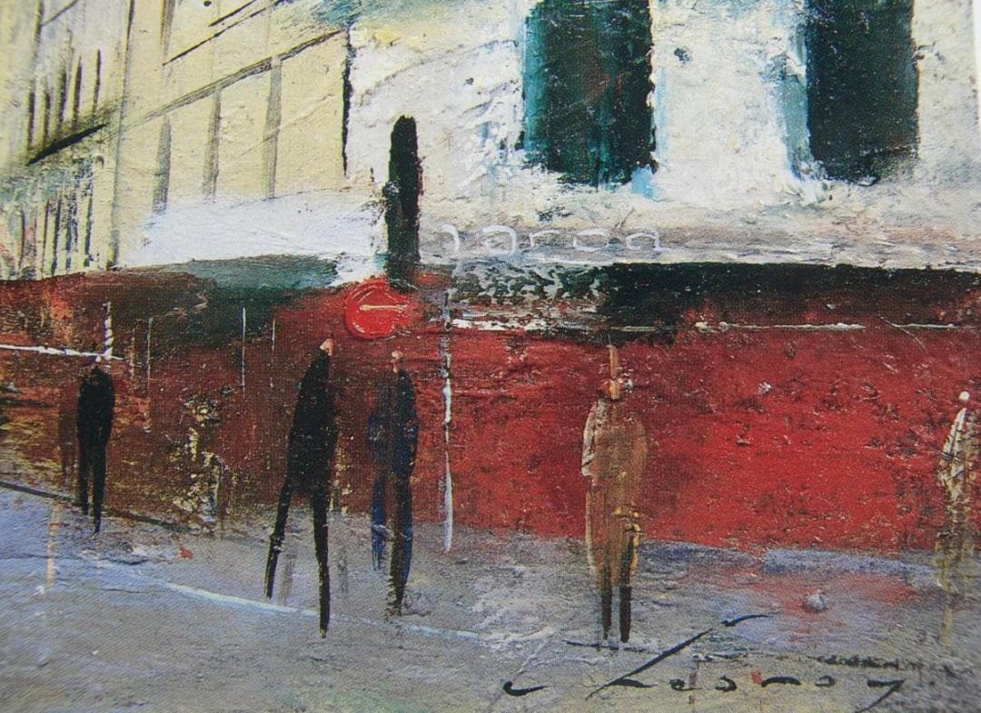 ジャンークロード・シェネ、「カルチェラタン」、希少画集・額装画