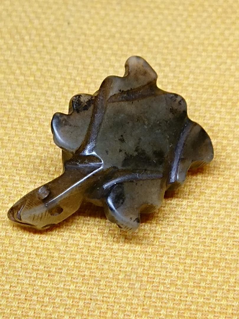 根付　古玉　古玩　亀　オブジェ　置物　インテリア　工芸品　美術品　A1143