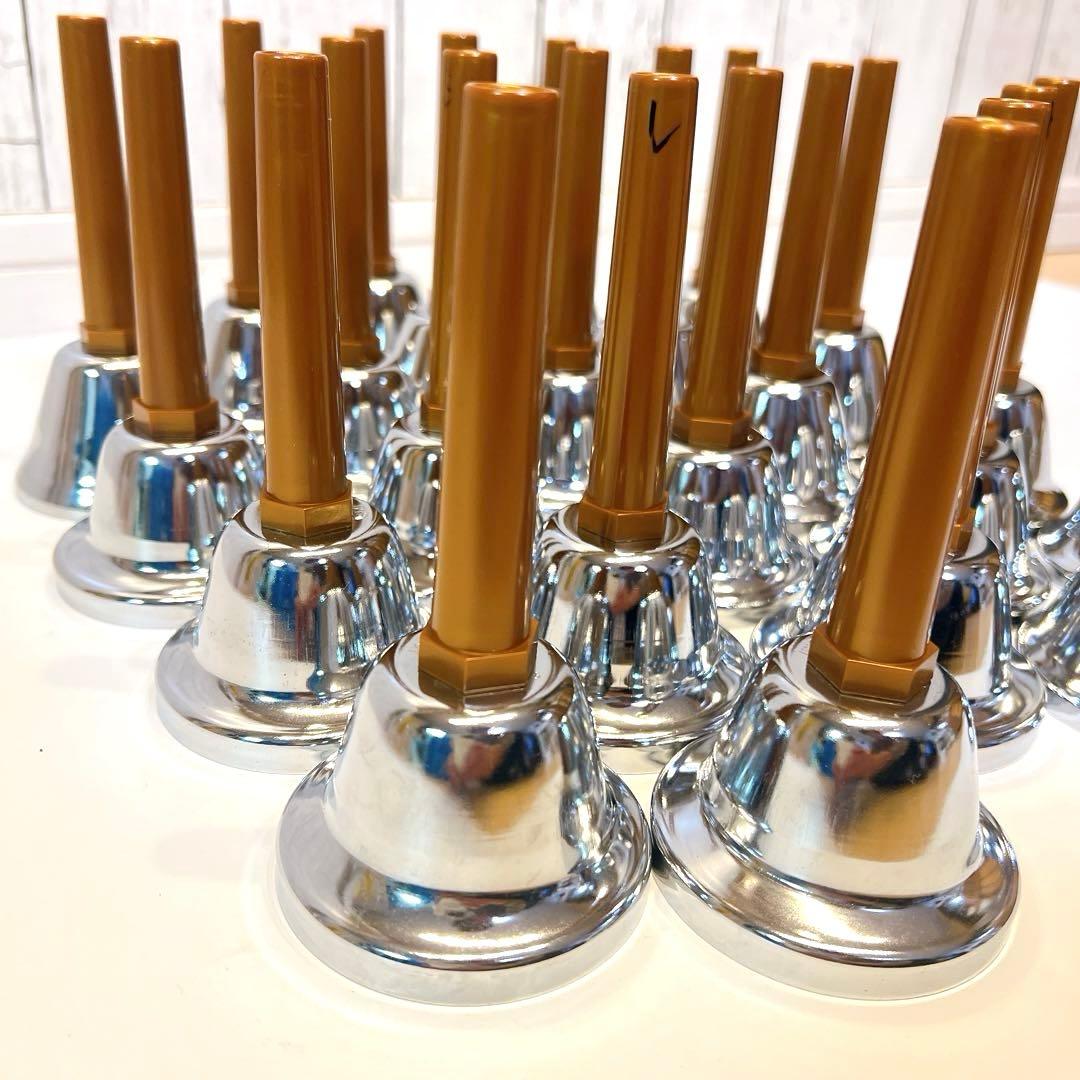 【美品】ZEN-ON 23音ハンドベル　ミュージックベル　ウチダ　全音　ゼンオン