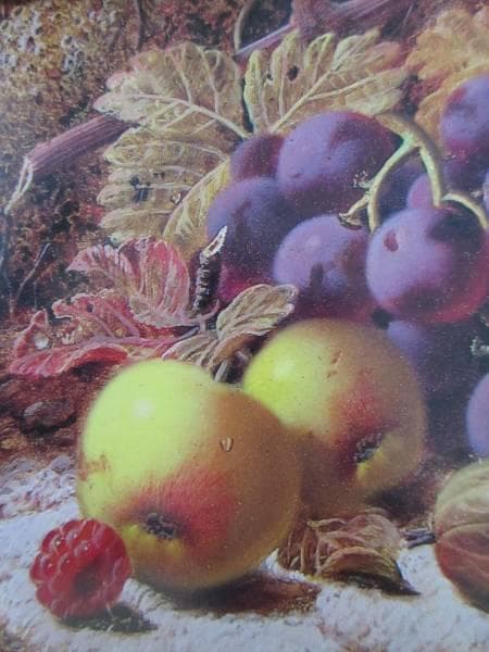 オリヴァー・クレア　果物　希少な図録・レゾネより　状態良好　新品額装付