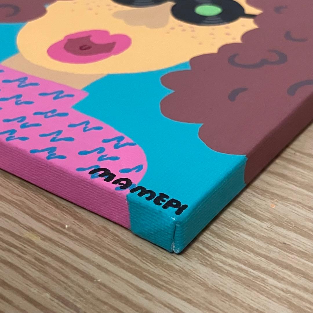 原画【音楽と暮らす人】 F0号 アクリル画 - メルカリ