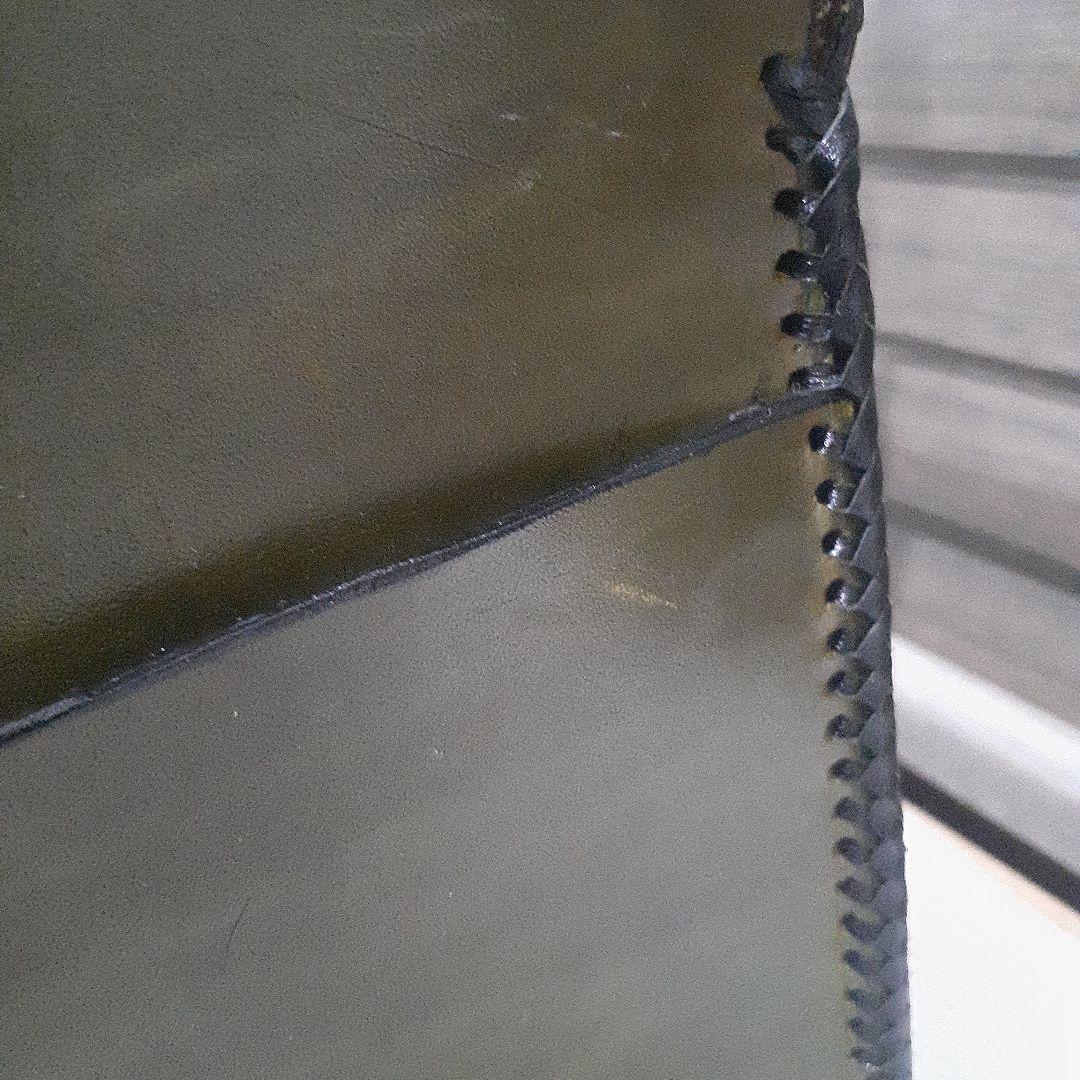 本革　ハンドメイド　ハンドバッグ