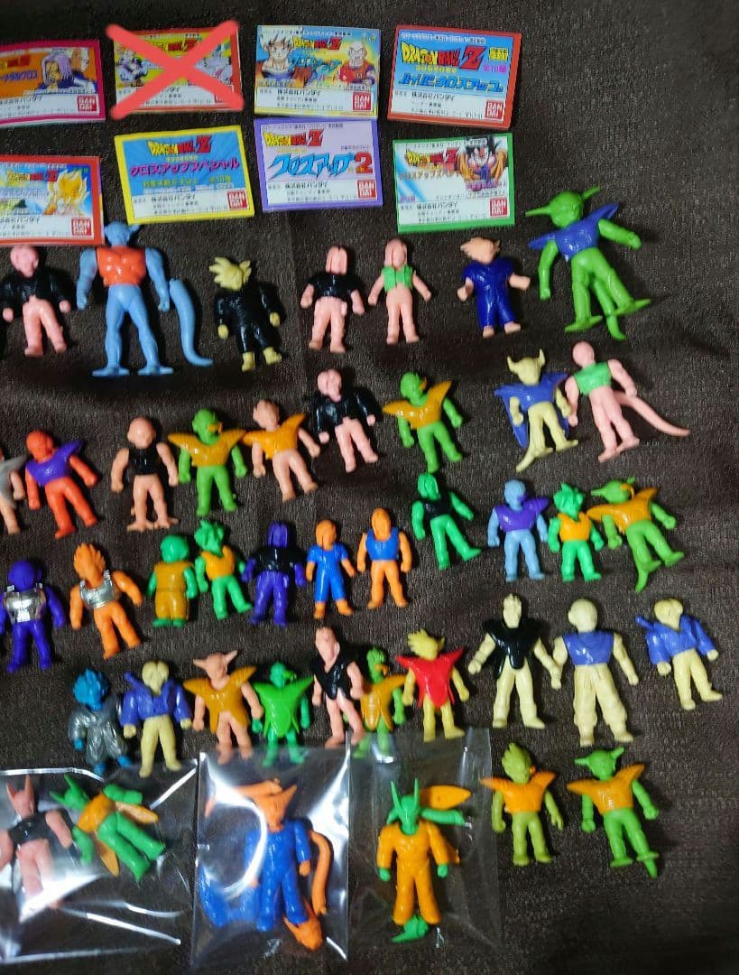 ドラゴンボール クロスアップ 約90体近く(素体その他含む)とミニブックセット