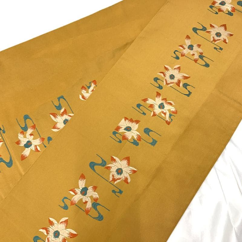 508ag29■キッズ着物&丸帯 踊り 稽古 七五三 付き添いコーデ■美品