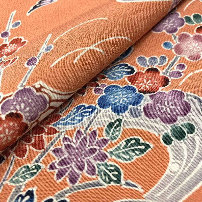 508ag29■キッズ着物&丸帯 踊り 稽古 七五三 付き添いコーデ■美品