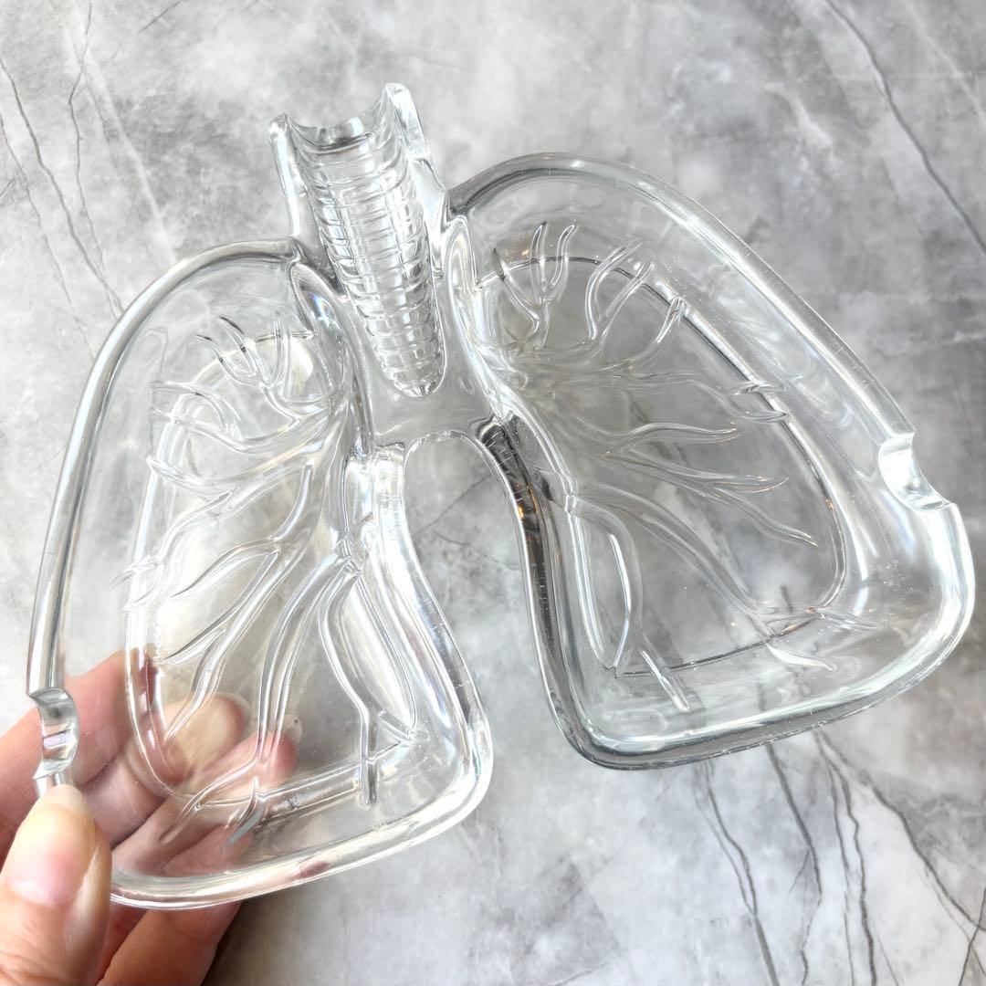レジン 肺の形の灰皿（肺皿）・小物入れ 透明 - メルカリ