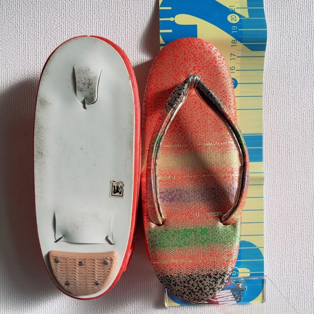 フルセット　七五三　7歳女の子　絹　朱色　毬　52395