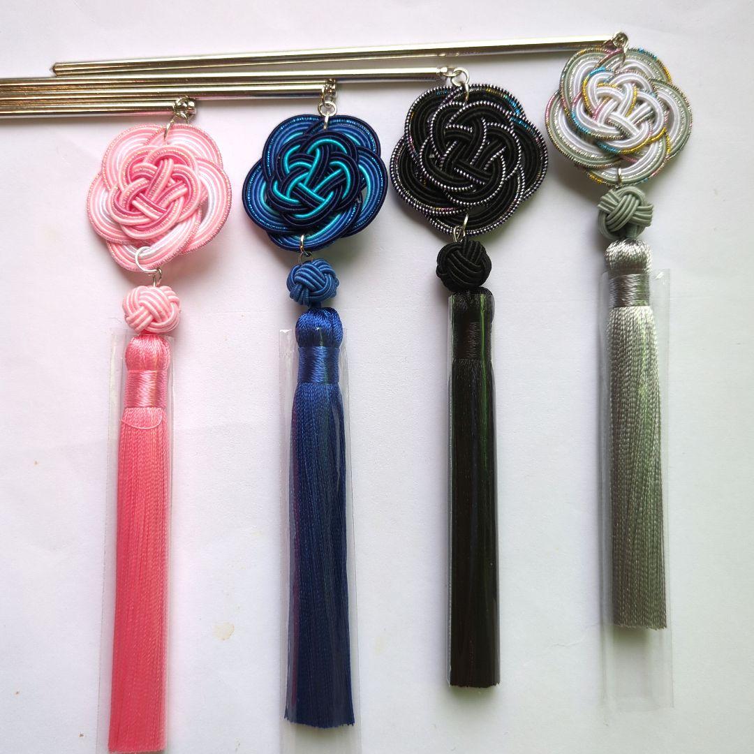 《ゆあ》水引ピアス(イヤリング)水引かんざしハンドメイド水引アクセサリー