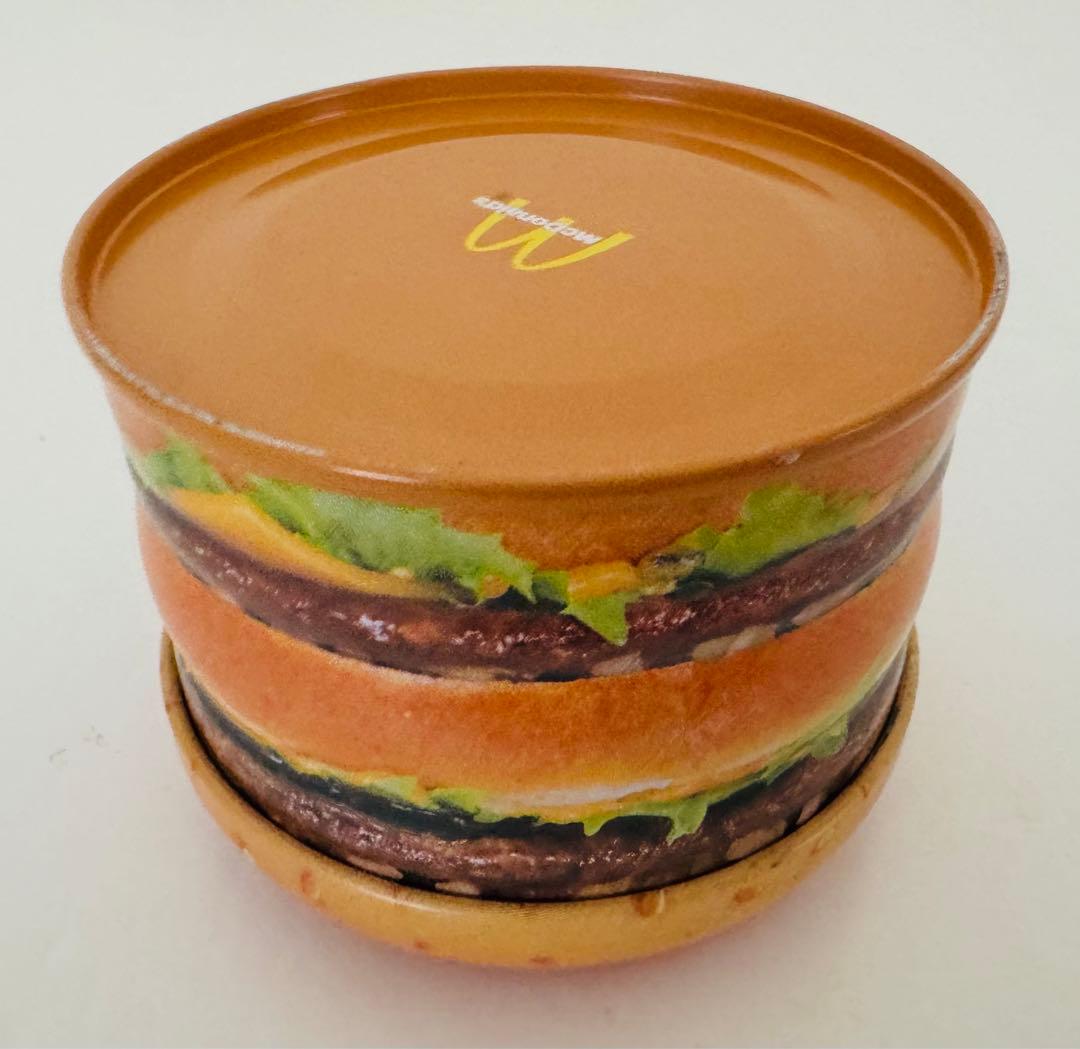 マクドナルド ビッグマック 缶ケース 蓋付き小物入れ マック