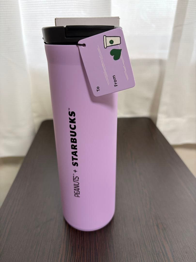 スタバ PEANUTS ステンレスボトル パープル 473ml 新品未使用 - メルカリ
