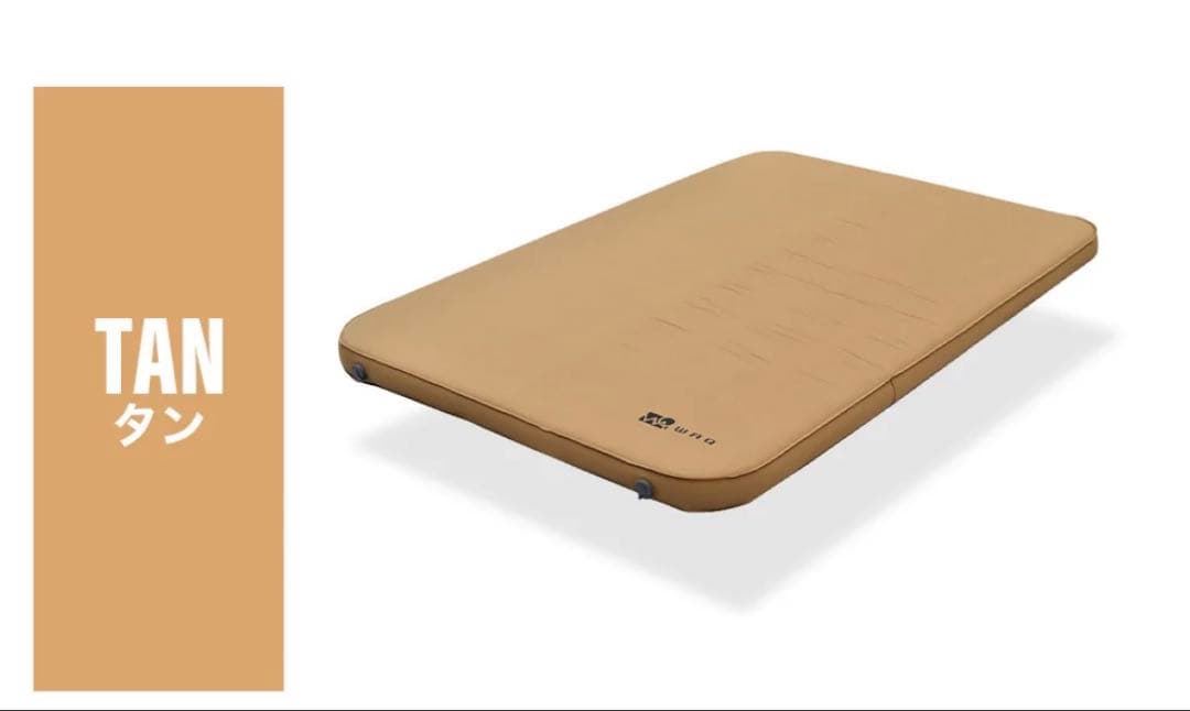 キャンプマット 10cm ダブルサイズ WAQ CAMP MAT