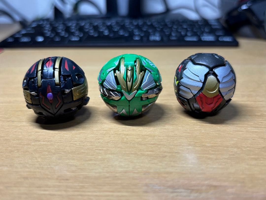 爆丸 ウィンデッキ　扇ドミル&陣ドグマ&吼オドス カード付き（1枚欠損）