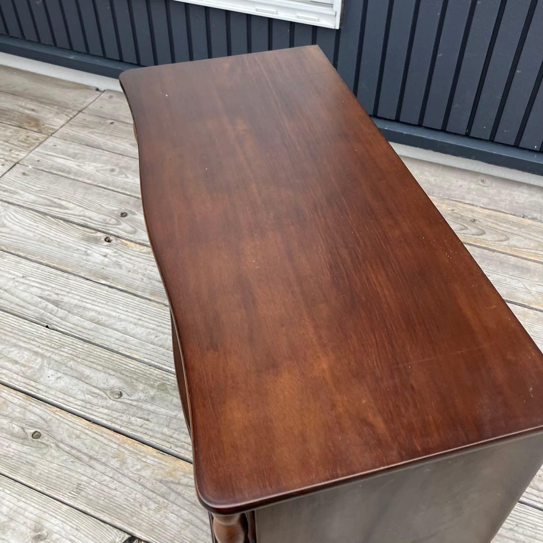 昭和レトロ ナジコ ミッドセンチュリー 古家具 飾り棚 サイドボード ガラス戸