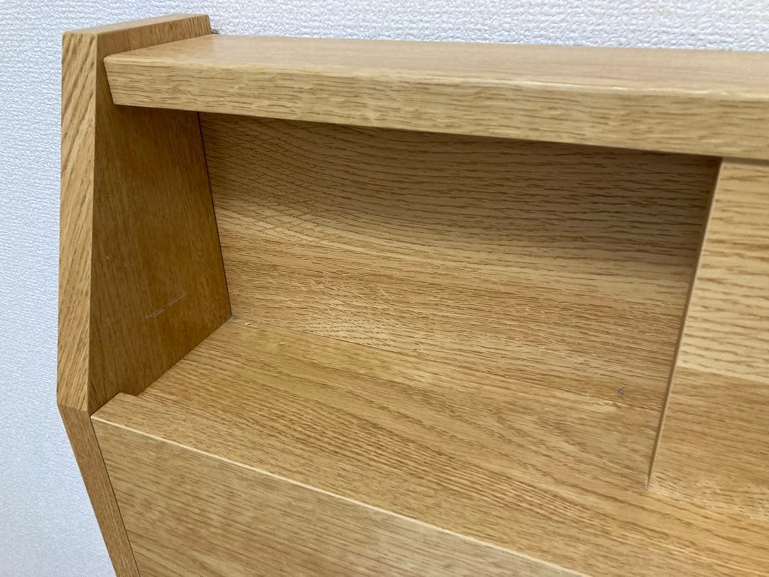 シングルベッド 引き出し収納 コンセント2個つき