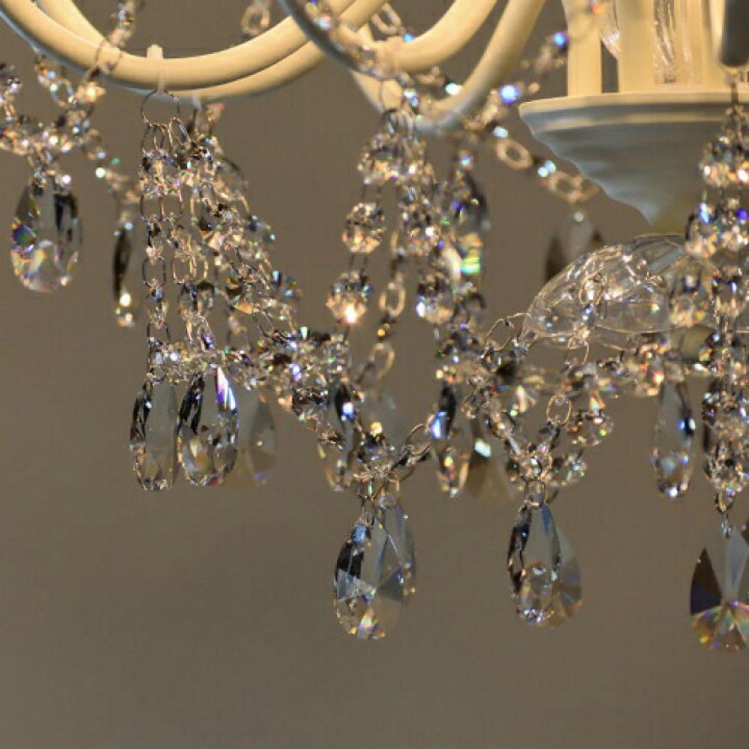 アスフォークリスタル使用 Build /ビルド 9灯シャンデリアWH