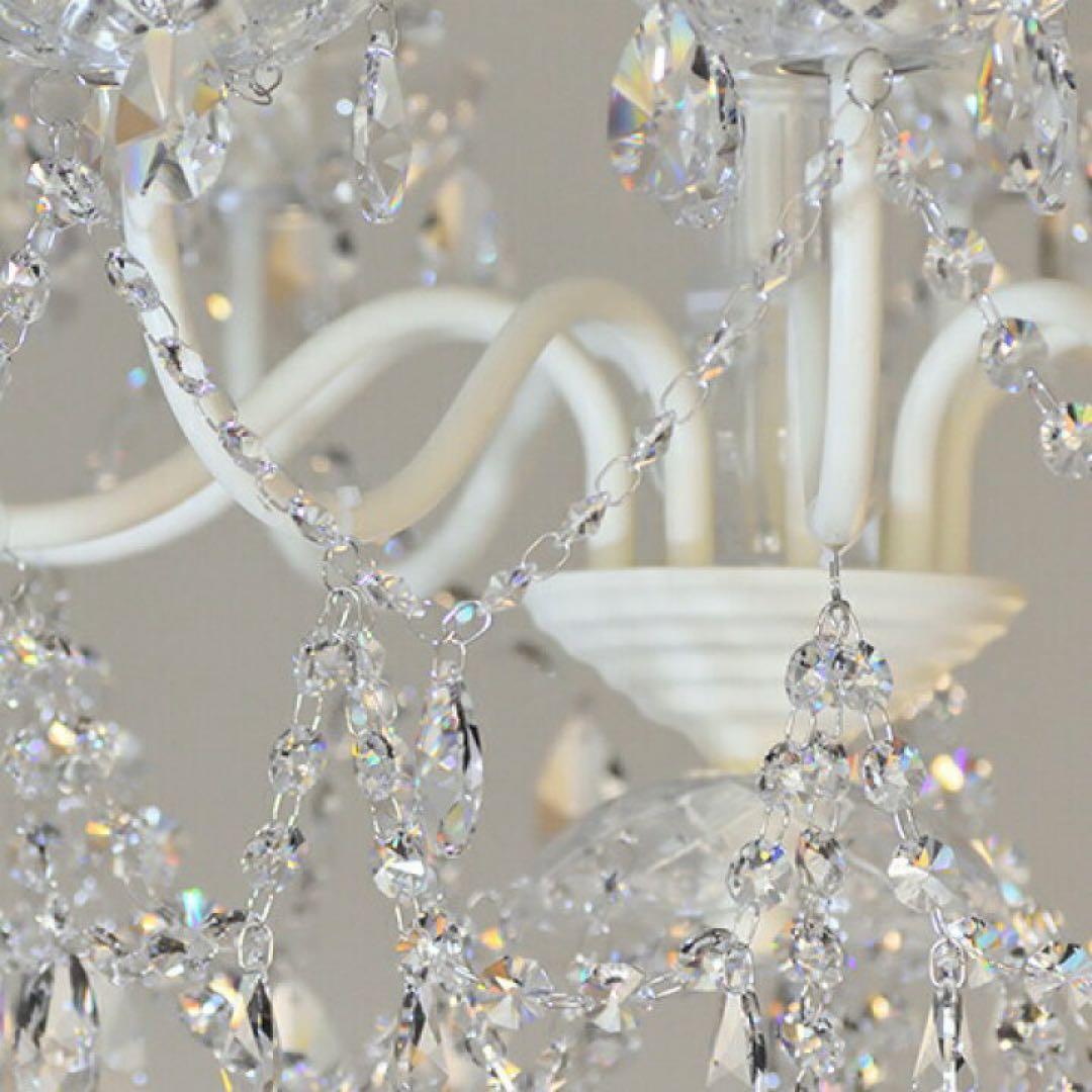 アスフォークリスタル使用 Build /ビルド 9灯シャンデリアWH