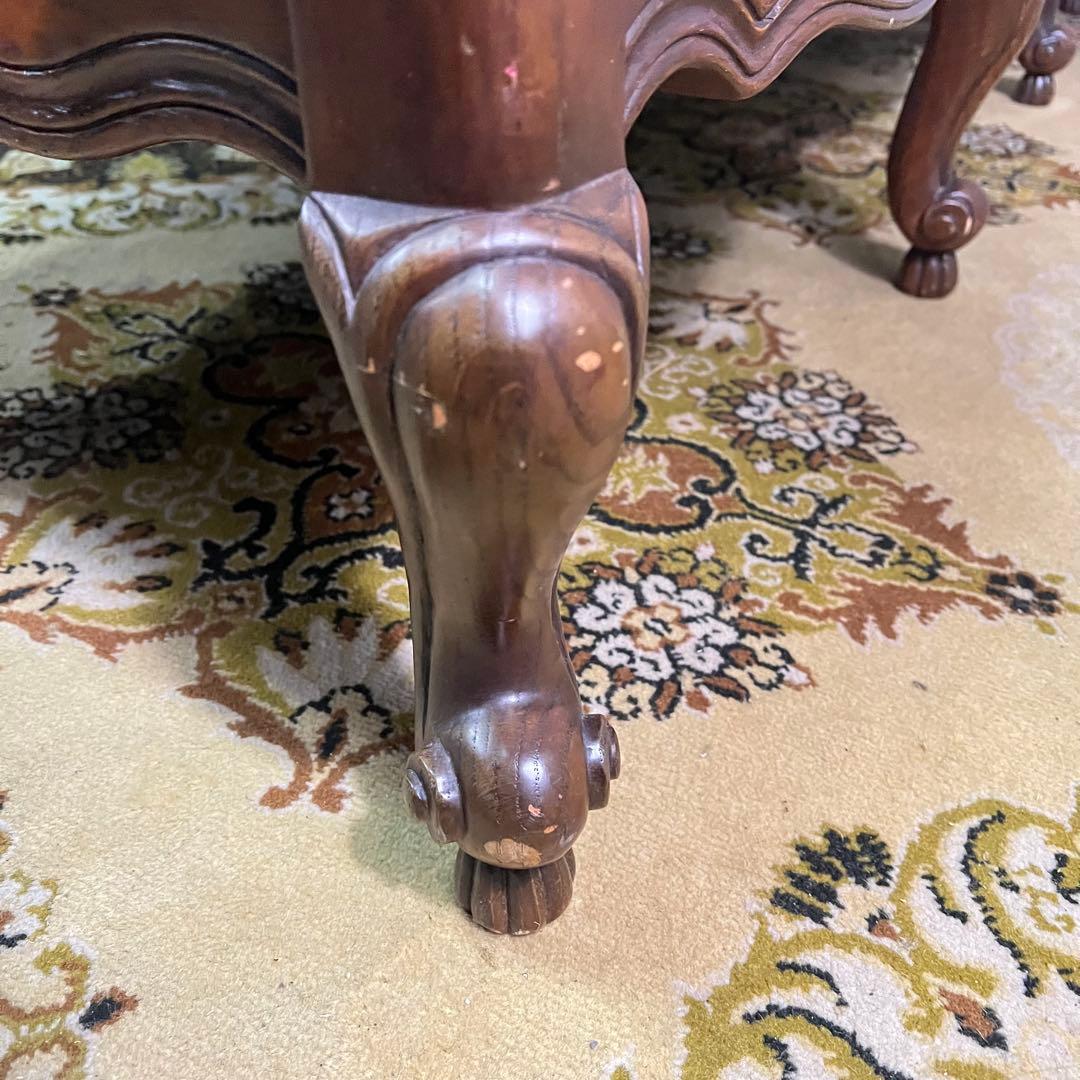 ꧁籐家具꧂3人掛けケーニングソファ ケインバック ラタン 籐編み フラワー 花柄