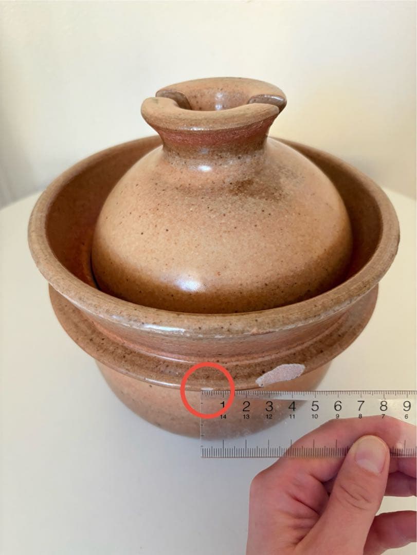 山の工房村　半睡窯謹製 飯炊釜（2合）