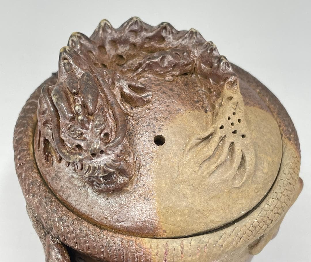 備前焼 ドラゴンつまみ 宝瓶 (KH-022) - メルカリ