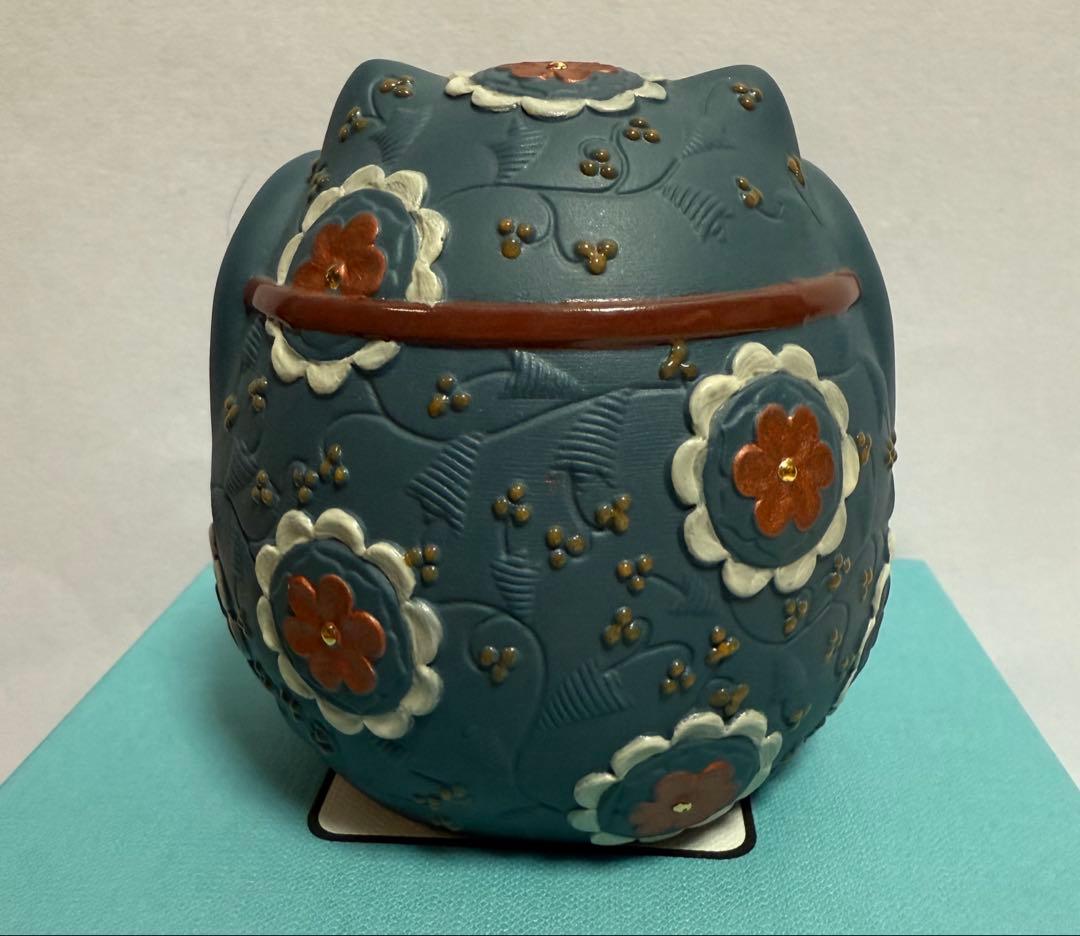 美品☆リヤドロ 招き猫 金運 幸運 開運 良縁 商売繁盛 縁起物 LLADRO