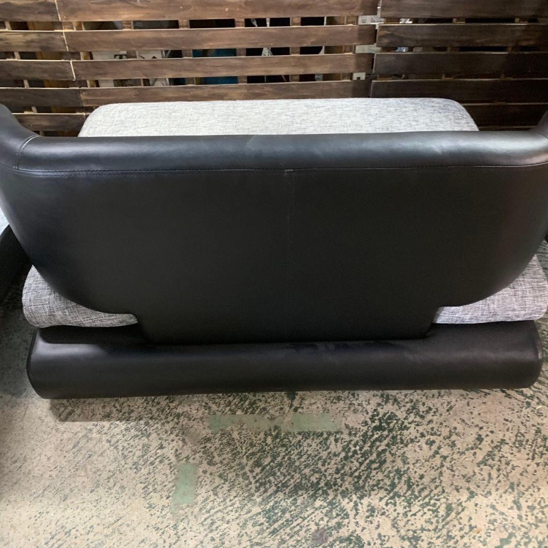 H146\" 現状品 ARMONIA Bella curva カウチソファ 黒