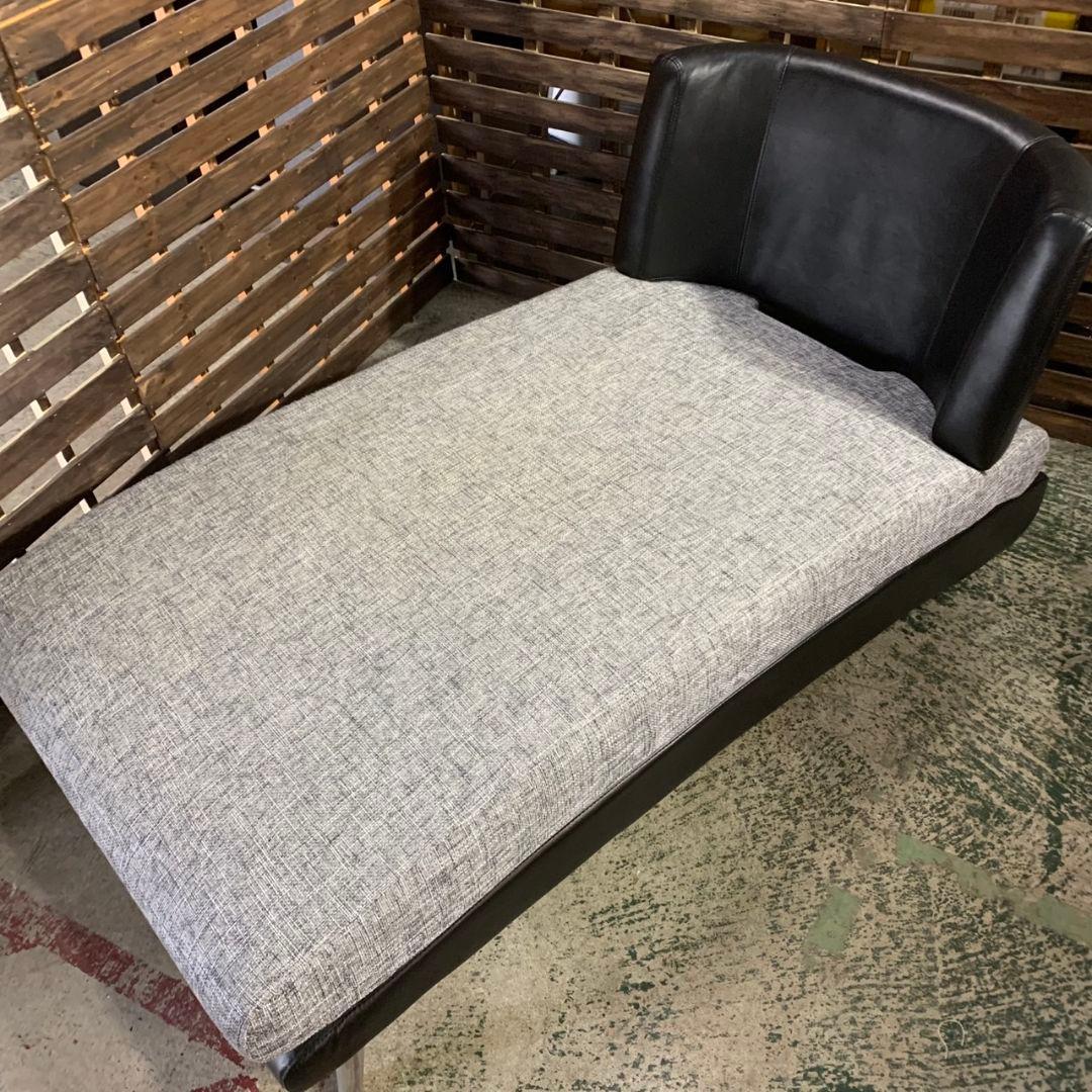 H146\" 現状品 ARMONIA Bella curva カウチソファ 黒