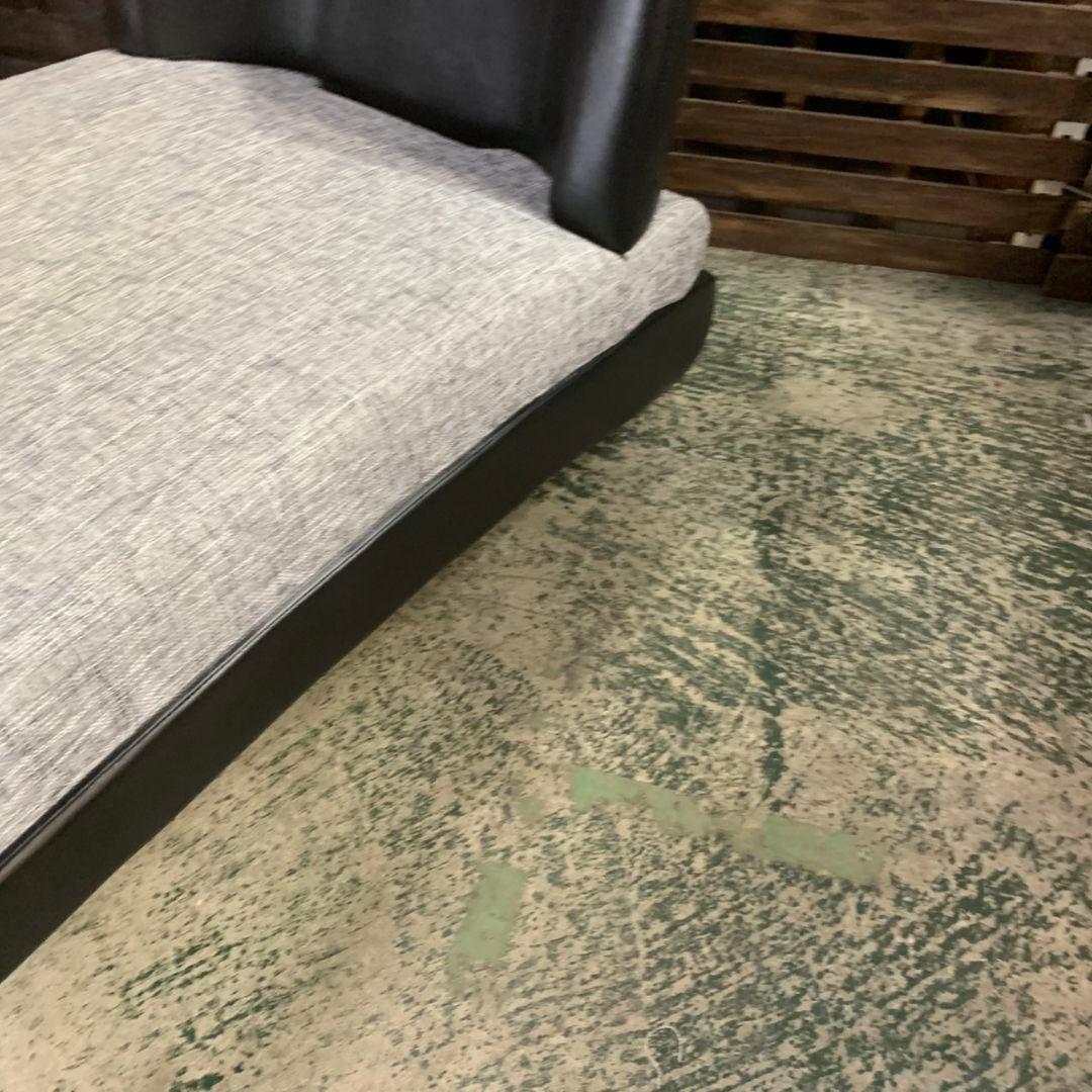 H146\" 現状品 ARMONIA Bella curva カウチソファ 黒