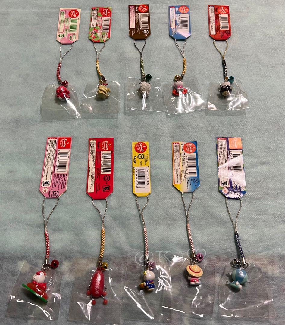 【未使用】ご当地キティ 根付 ストラップ 10個セット ①