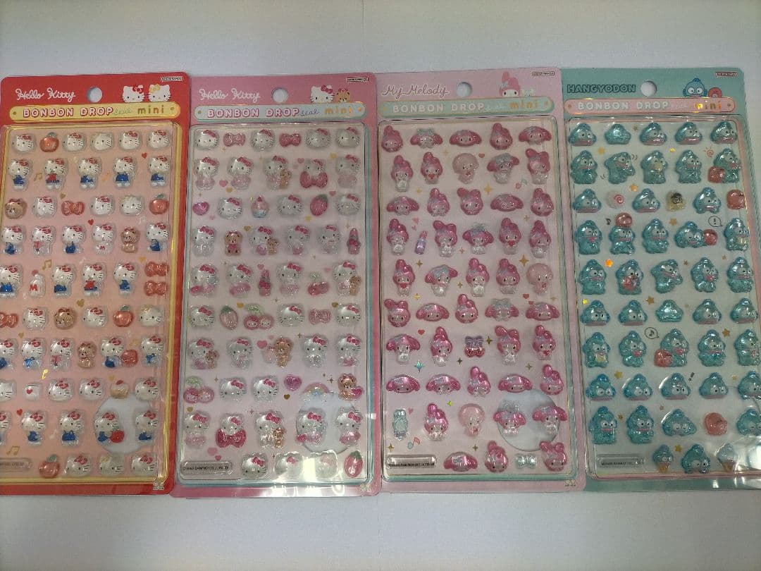 【正規品】サンリオ　ボンボンドロップ シール ミニ8枚セット 楽天市場】サンリオキャラクターズ ボンボンドロップシール ミニ 8柄