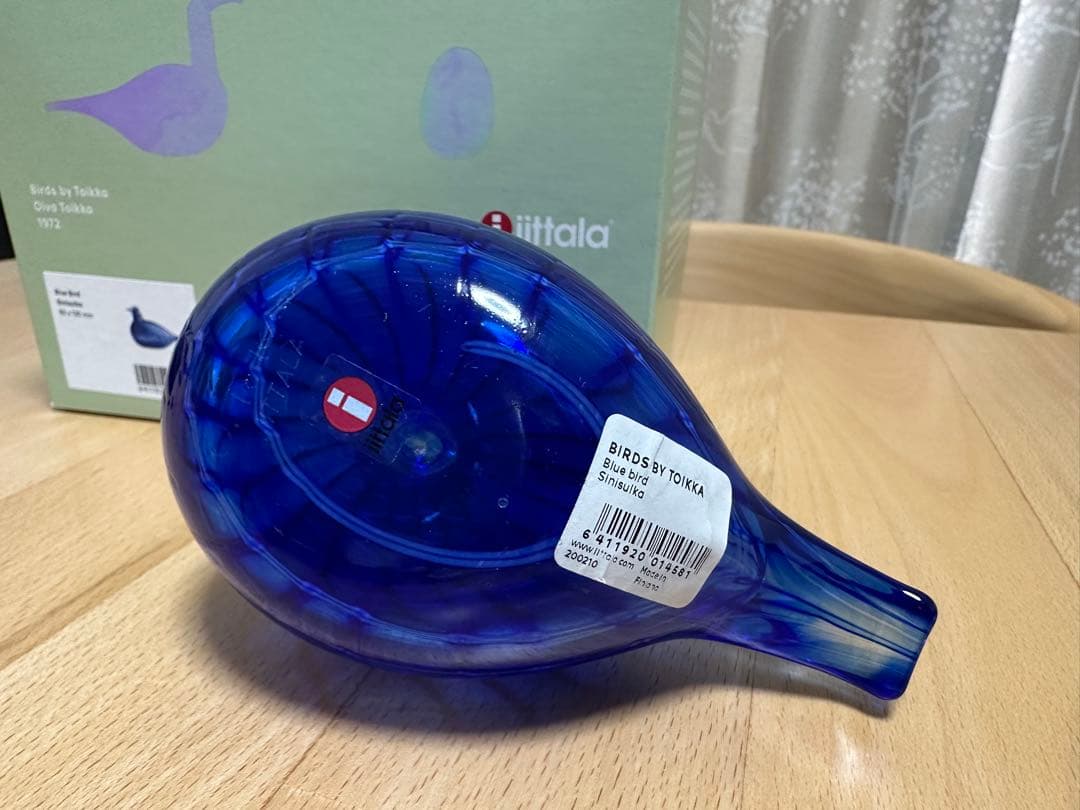 極美品/完売】最安値！イッタラBlue Bird オイバトイッカ ルリコマドリ