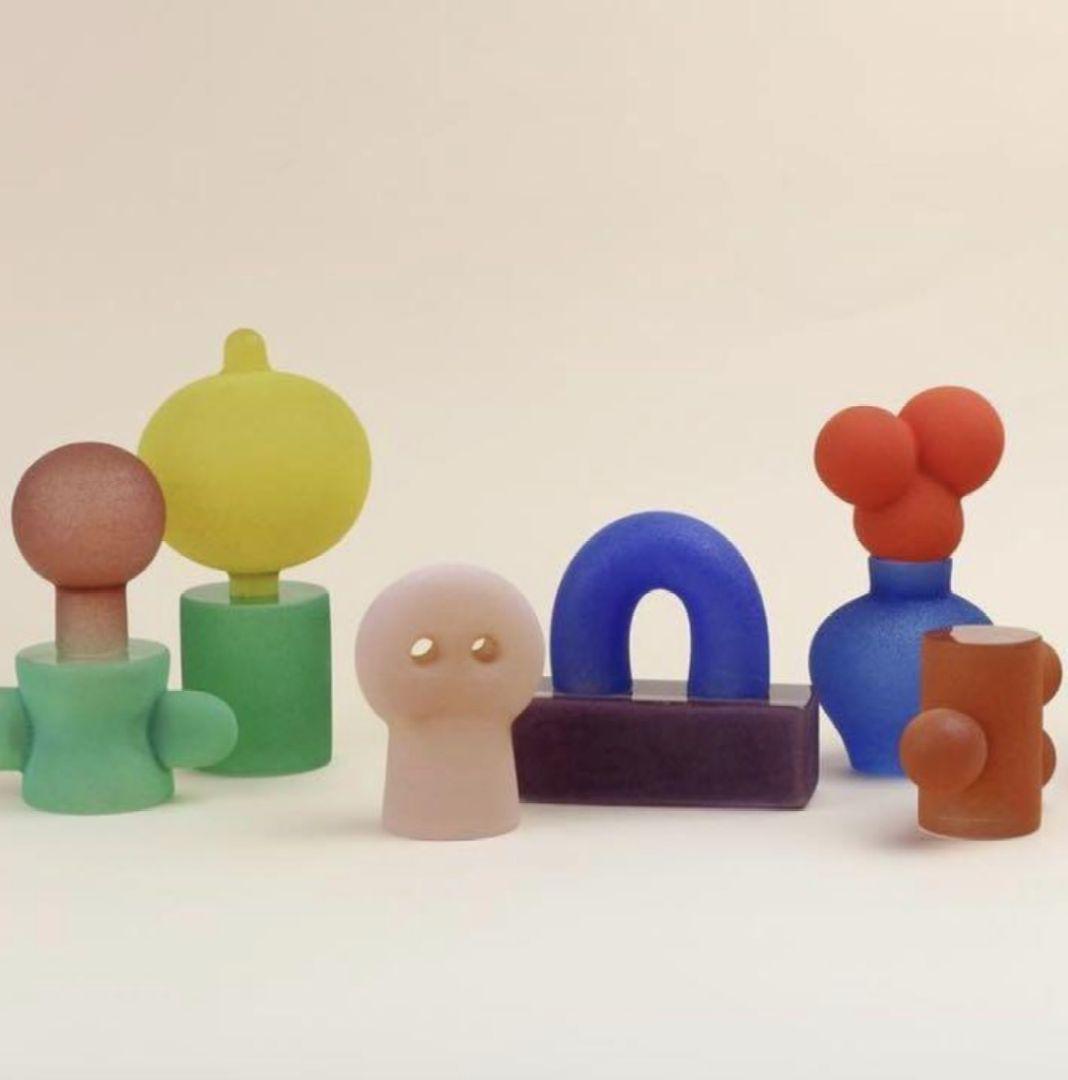 baku takahashi 髙橋漠 ガラス オブジェ 美品