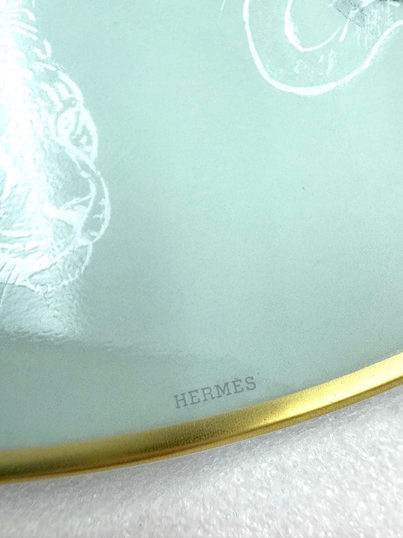 未使用保管品　エルメス　赤道直下のスケッチ　21cm ジャガー　プレート 箱付き