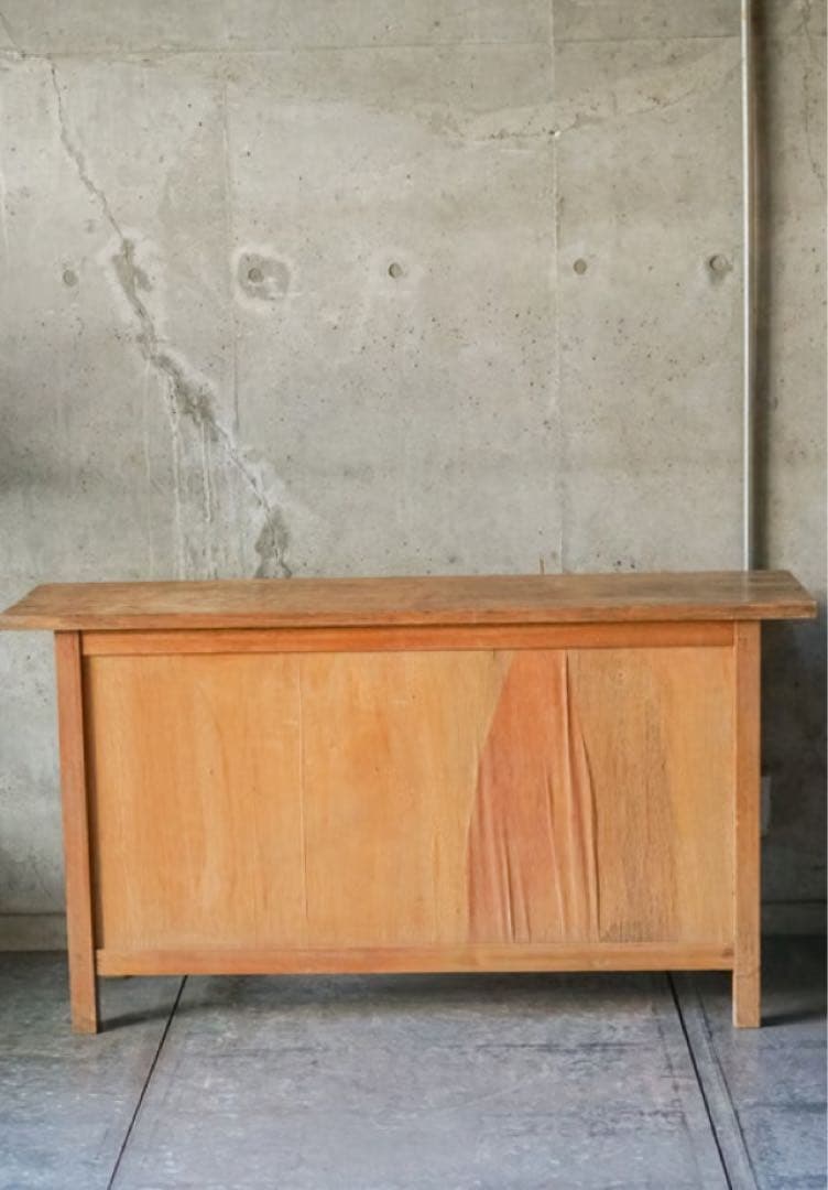 木製カウンターテーブル 長方形　古道具