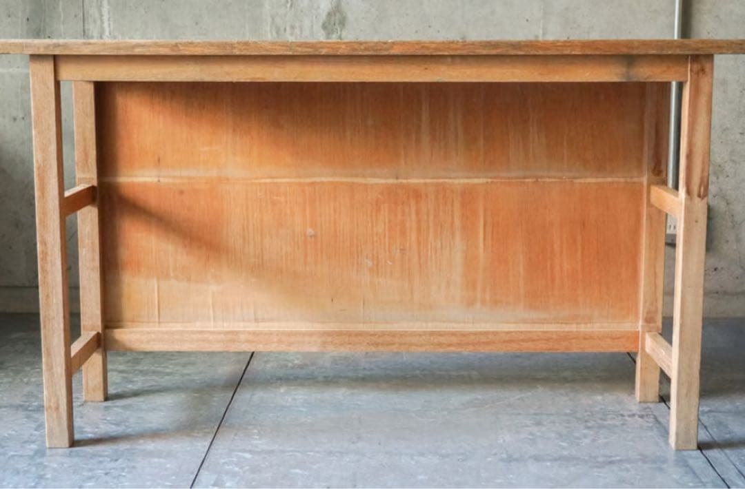 木製カウンターテーブル 長方形　古道具