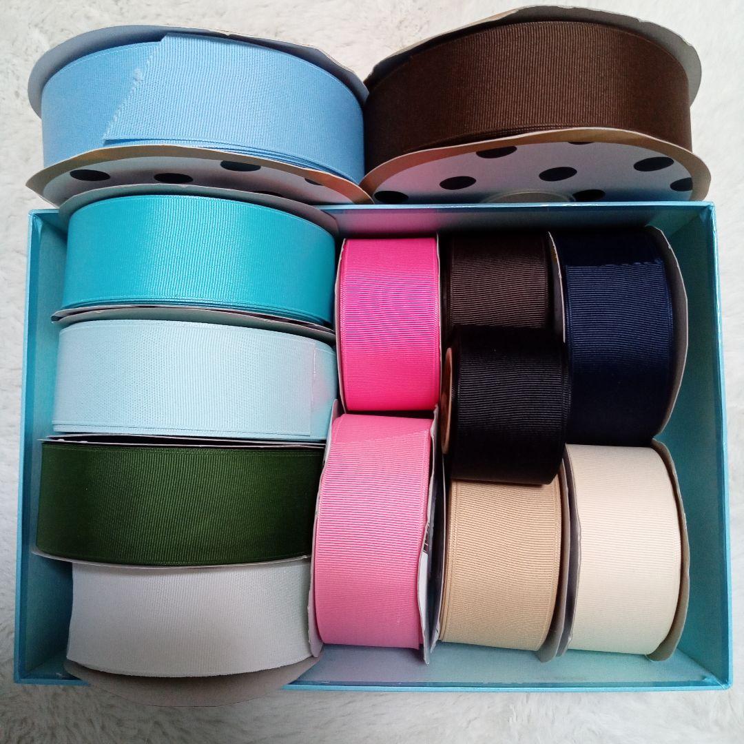 グログランリボンセット 多色 　在庫処分