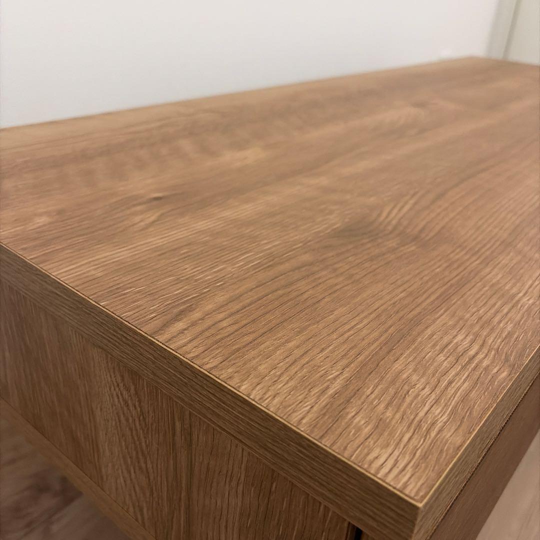 LOWYA 国産 リビングテーブル ローデスク シャビーナチュラル 幅120cm