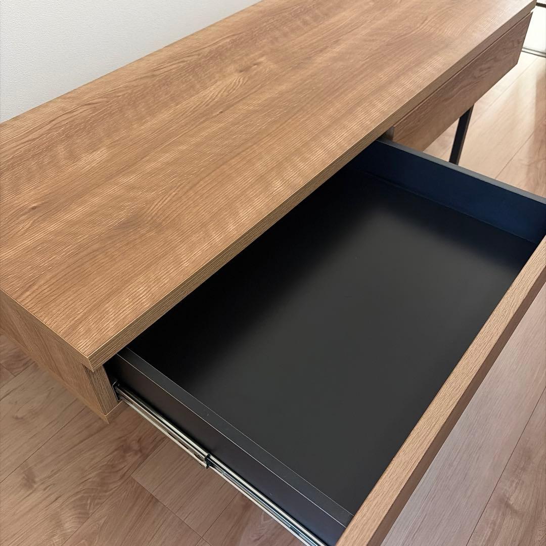 LOWYA 国産 リビングテーブル ローデスク シャビーナチュラル 幅120cm