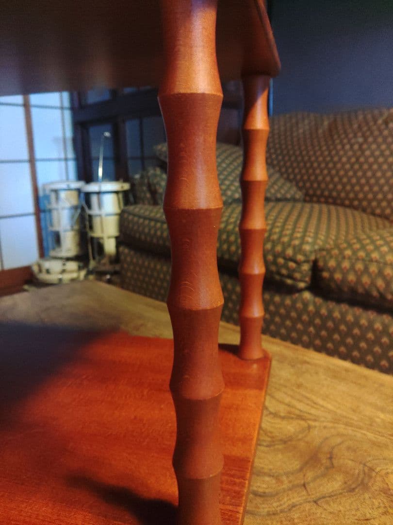 希少　vanaco ミッドセンチュリー 木製ラック サイドテーブル　ヴィンテージ