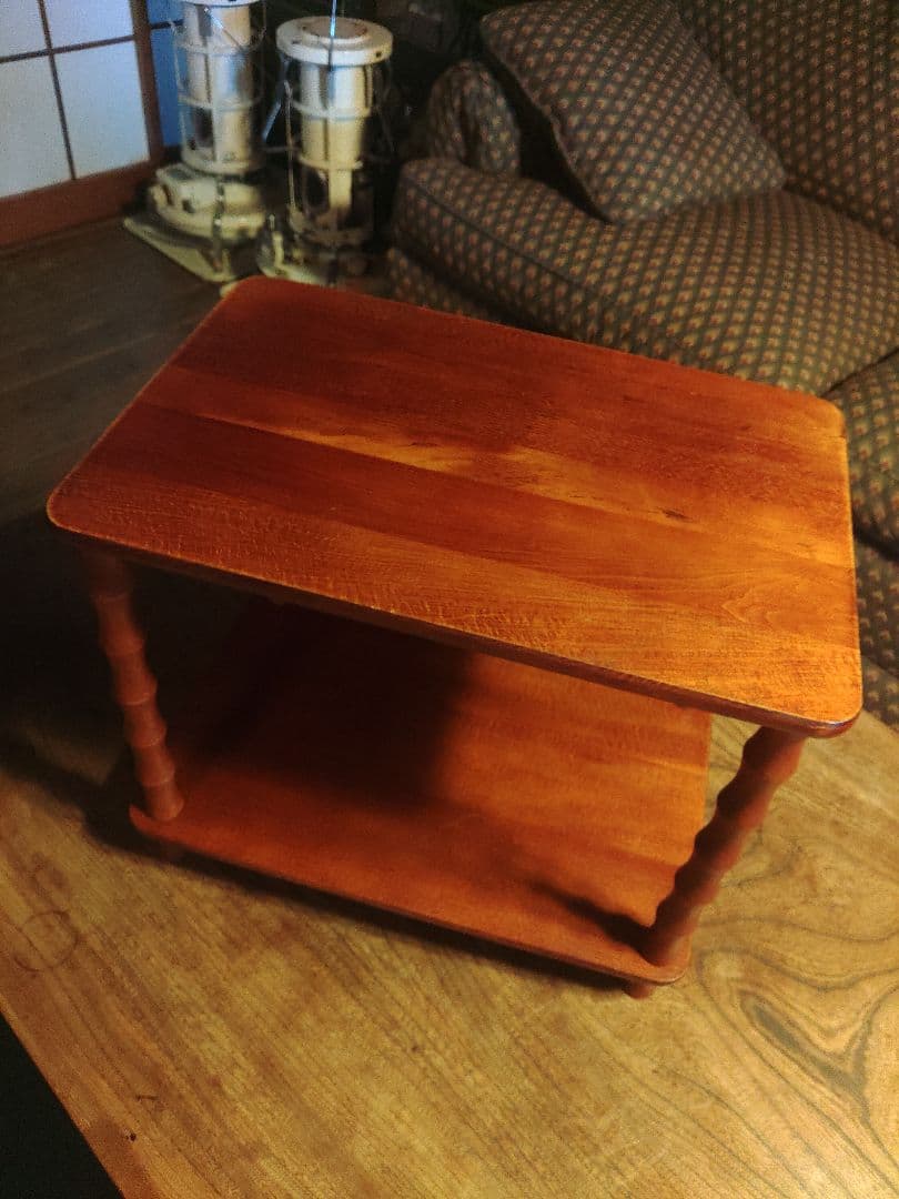 希少　vanaco ミッドセンチュリー 木製ラック サイドテーブル　ヴィンテージ