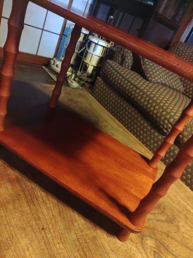 希少　vanaco ミッドセンチュリー 木製ラック サイドテーブル　ヴィンテージ