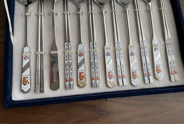 ソウルオリンピック カラトリーセット（韓国箸/匙）