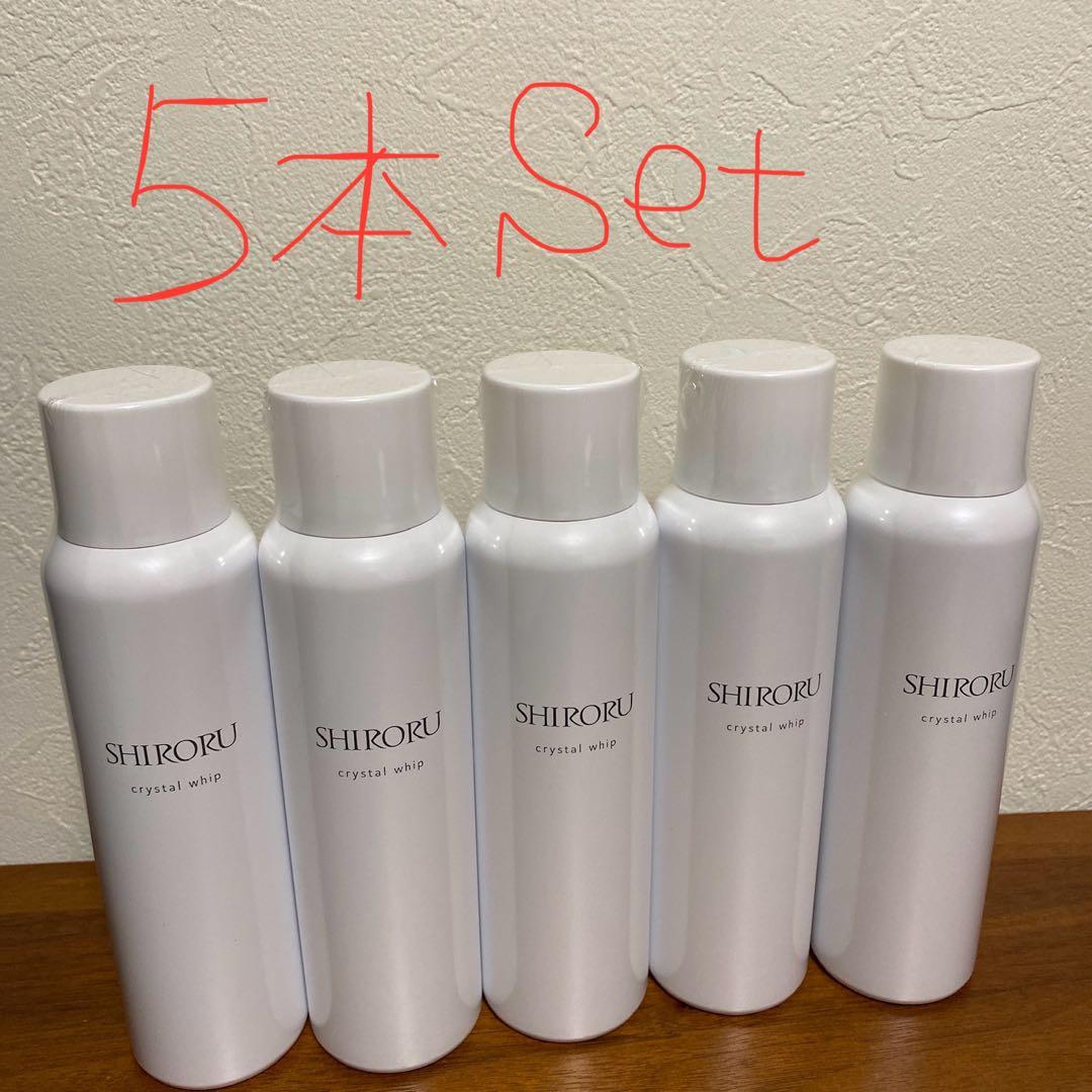 シロル 洗顔料 クリスタルホイップ 5本 セット 10⁄23まで SHIRORU