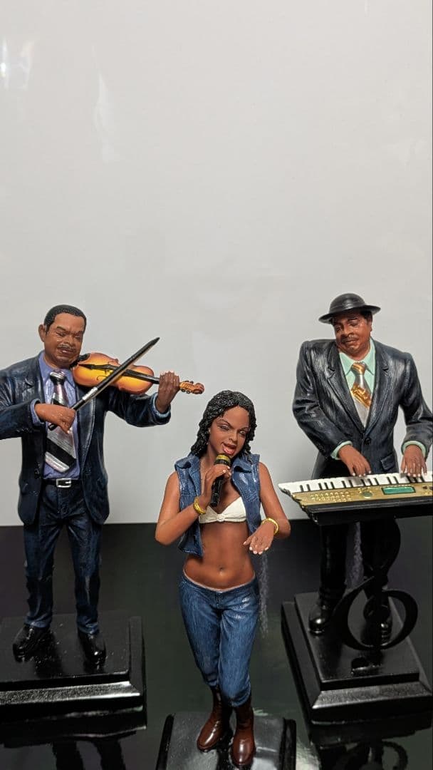 音楽家 バンド フィギュア 置物 アンティーク 6体セット